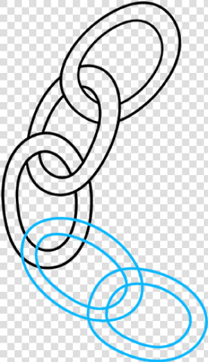 How To Draw Chain   Draw A Chain  HD Png Download