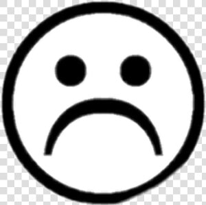  sad  grunge  tumblr  blackandwhite   Sad Face Emoji Drawing  HD Png Download