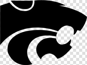 Kansas State Wildcats   K State Logo Black And White  HD Png Download