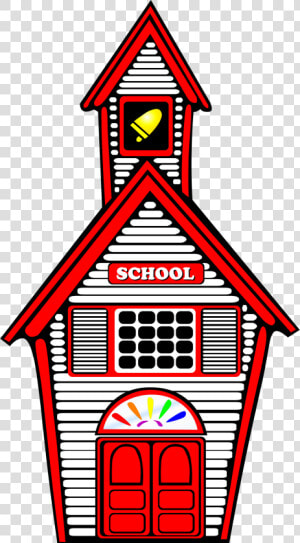 White Schoolhouse   One Room Schoolhouse Clipart  HD Png Download