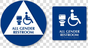 All Gender Restroom Signs   Restroom Symbol All Gender  HD Png Download