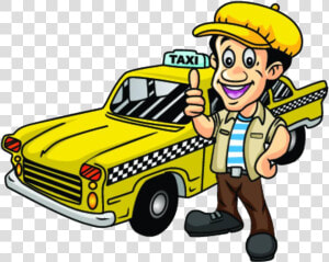 Taxi Driver Driving Clip Art   Driver Clipart  HD Png Download