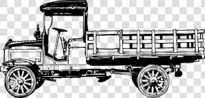 Wheel wagon car   Vintage Trucks In Black And White  HD Png Download