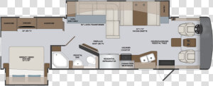 Floorplan 33c   2019 Holiday Rambler Vacationer 35k Floor Plan  HD Png Download