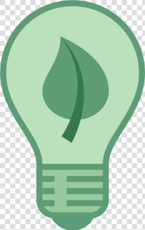 Leaf In A Lightbulb  Hd Png Download   Png Download   Green Icon  Transparent Png