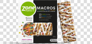 Zone Perfect Bars Macros  HD Png Download