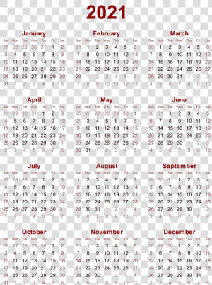 Calendar 2021 Png Transparent Image   12 Month 2020 Calendar Floral  Png Download