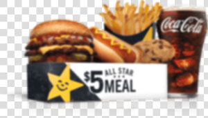 Hardee S  5 All Star Value Meals  HD Png Download