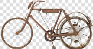 Hybrid Bike Cycling Png Clipart   Rusty Bicycle Png  Transparent Png