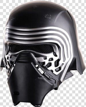 Deluxe Two piece Adult Kylo Ren Mask   Kylo Ren Mask  HD Png Download