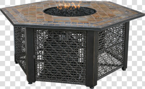 Endless Summer Gad1374sp Hexagonal Bronze Fire Pit   Fire Pit  HD Png Download