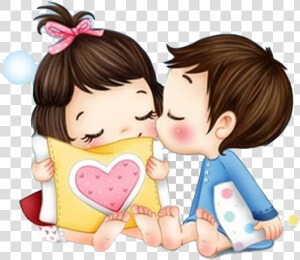 Love Hug Png Transparent   Cartoon Boy And Girl  Png Download