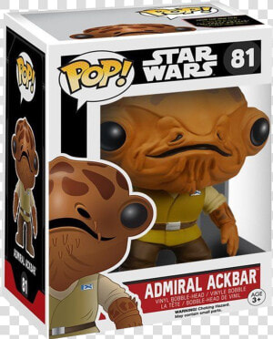 Funko Pop Star Wars Admiral Ackbar  HD Png Download