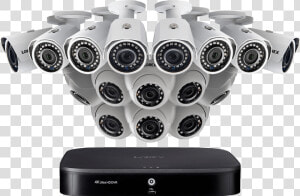 16 Channel Hd Security Camera System With 16 Super   Security Alarm  HD Png Download