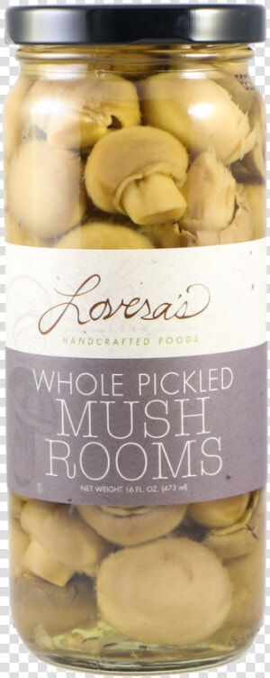 Mushrooms Pickled   16oz   Olive  HD Png Download