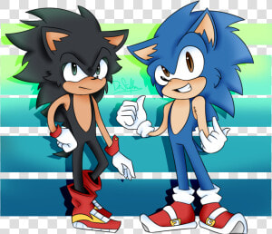 Back In Style A Shadow And Sonic Redesign   Sonic The Hedgehog And Shadow Redesign  HD Png Download