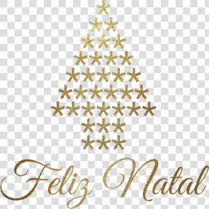  feliznatal  natal  ouro  dourado  gliter  lucianoballack   Christmas Day  HD Png Download