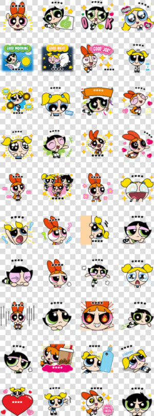 The Powerpuff Girls Custom Stickers Line Sticker Gif   Powerpuff Girls Stickers Whatsapp  HD Png Download