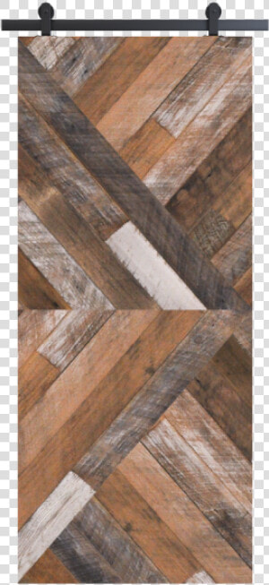 Gray Arrow Design Reclaimed Wood Barn Door   Plank  HD Png Download