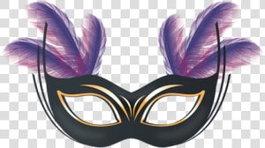 Carnival Mask Png Transparent Images   Mascara De Carnaval Com Pena Png  Png Download