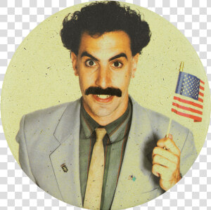 Borat Flag Entertainment Busy Beaver Button Museum   Borat Cultural Learnings Of America For Make Benefit  HD Png Download