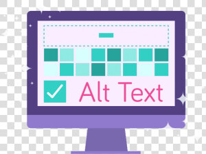 Graphic Of A Computer With The Words Alt Text   Display Device  HD Png Download