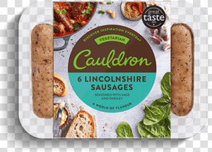 Cauldron Lincolnshire Vegetarian Sausages  HD Png Download