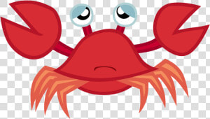 Crabs Clipart Crustacean   Sad Crab Transparent Png  Png Download