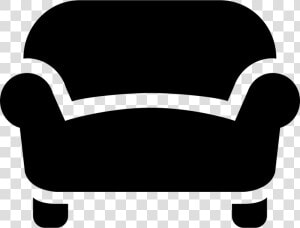 Sofa   Icon Sofa  HD Png Download