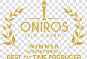 Oniros Winner Producer   Oniros Film Awards Png  Transparent Png