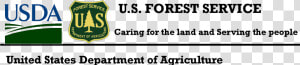 Logo   Usda Forest Service Caring For The Land  HD Png Download