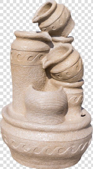 Small Matki Water Fountain For Home Decor  sand Drift    Carving  HD Png Download