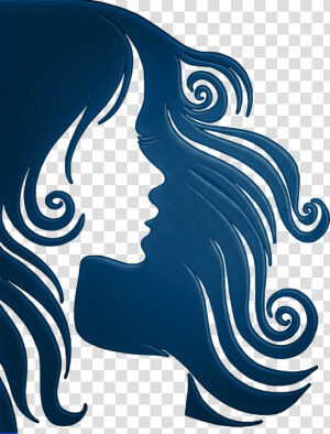 Abstract Woman Png Image Png Icon   Long Hair Silhouette Png  Transparent Png