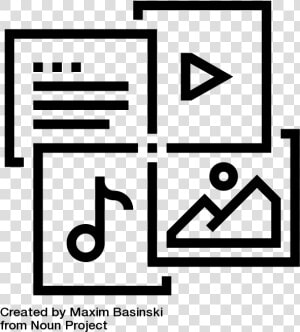 Multimedia By Maxim Basinski From The Noun Project   Extra Curricular Activities Symbol  HD Png Download