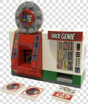 Brick Loot Exclusive Build Pizza Genie Vending Machine   Playset  HD Png Download