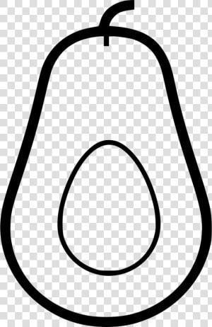 Avocado Svg Png Icon Free Download Onlinewebfonts   Avocado Pencil Drawing Easy  Transparent Png