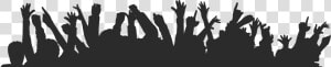 Vector Graphics Audience Silhouette Image   Crowd Silhouette  HD Png Download