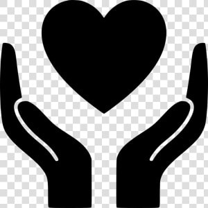 Computer Icons Hand Heart Image Vector Graphics   Heart In Hand Icon  HD Png Download