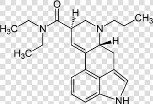 Pro lad Structure   Estructura Quimica Del Lsd  HD Png Download