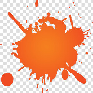 Splash Png Orange   Orange Paint Splatter Png  Transparent Png