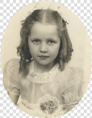 Mary Sue Kallandar  Interviewee  As A Girl   Wwii Girl Child  HD Png Download