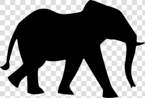 African Elephant Silhouette Clip Art   Elephant Silhouette Png  Transparent Png