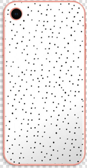 Small Dots On White Skin Iphone Xr   Polka Dot  HD Png Download