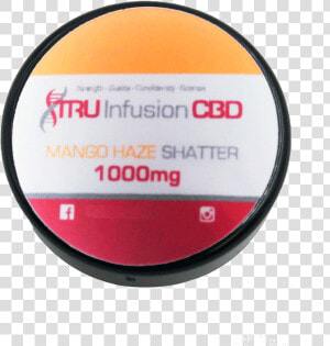 Tru Infusion Cbd Shatter Mango Haze   Circle  HD Png Download