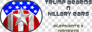 Trump Beards N Hillary Ears Imessage Digital Stickers   Icpv3  HD Png Download