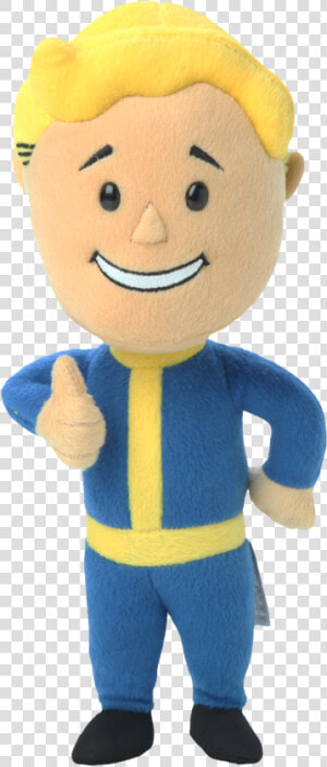 Fallout Plush Vault Boy Thumbs Up 30cm   Stuffed Toy  HD Png Download