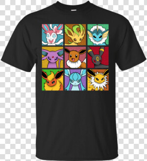 Pop Eeveelutions Eeveelution T Shirt  amp  Hoodie   Color Guard T Shirts  HD Png Download