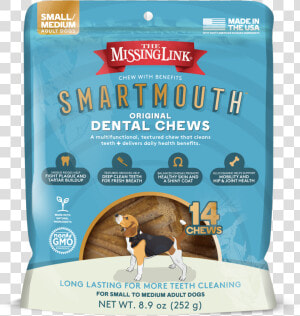 Smartmouth Dental Chew   Missing Link Smartmouth  HD Png Download