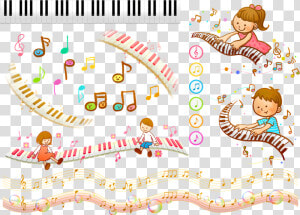 Music Background Music Note Digital Paper Piano   Music Background  HD Png Download