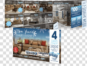 Holiday Direct Mail Marketing Extended Gatefold Mailer   Flyer  HD Png Download